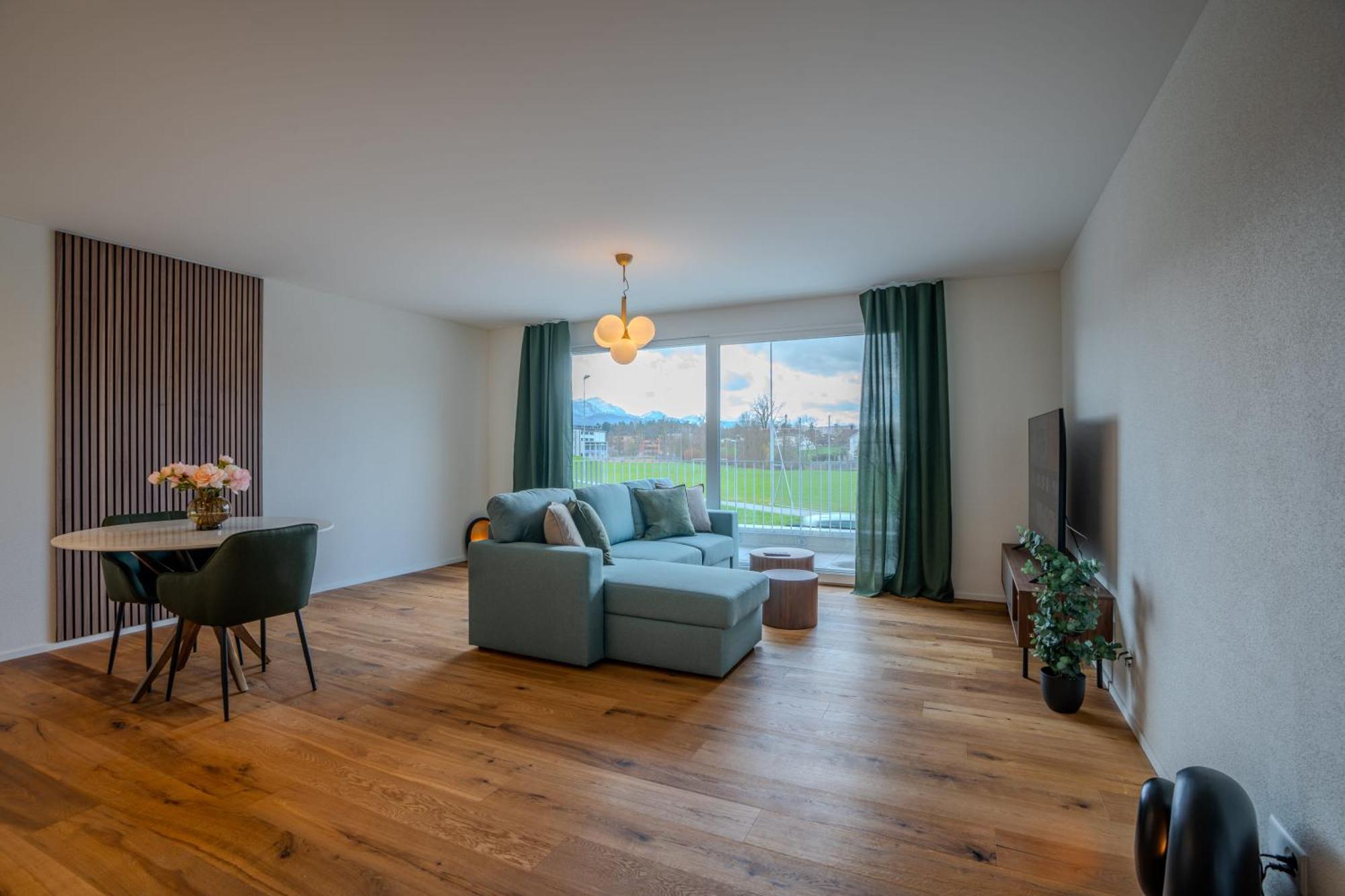 Visionary Hospitality Rothenburg, Lucerne - Premium Apartments With Free Parking, Washer, Kitchen, Terrace, 15' City Exterior foto